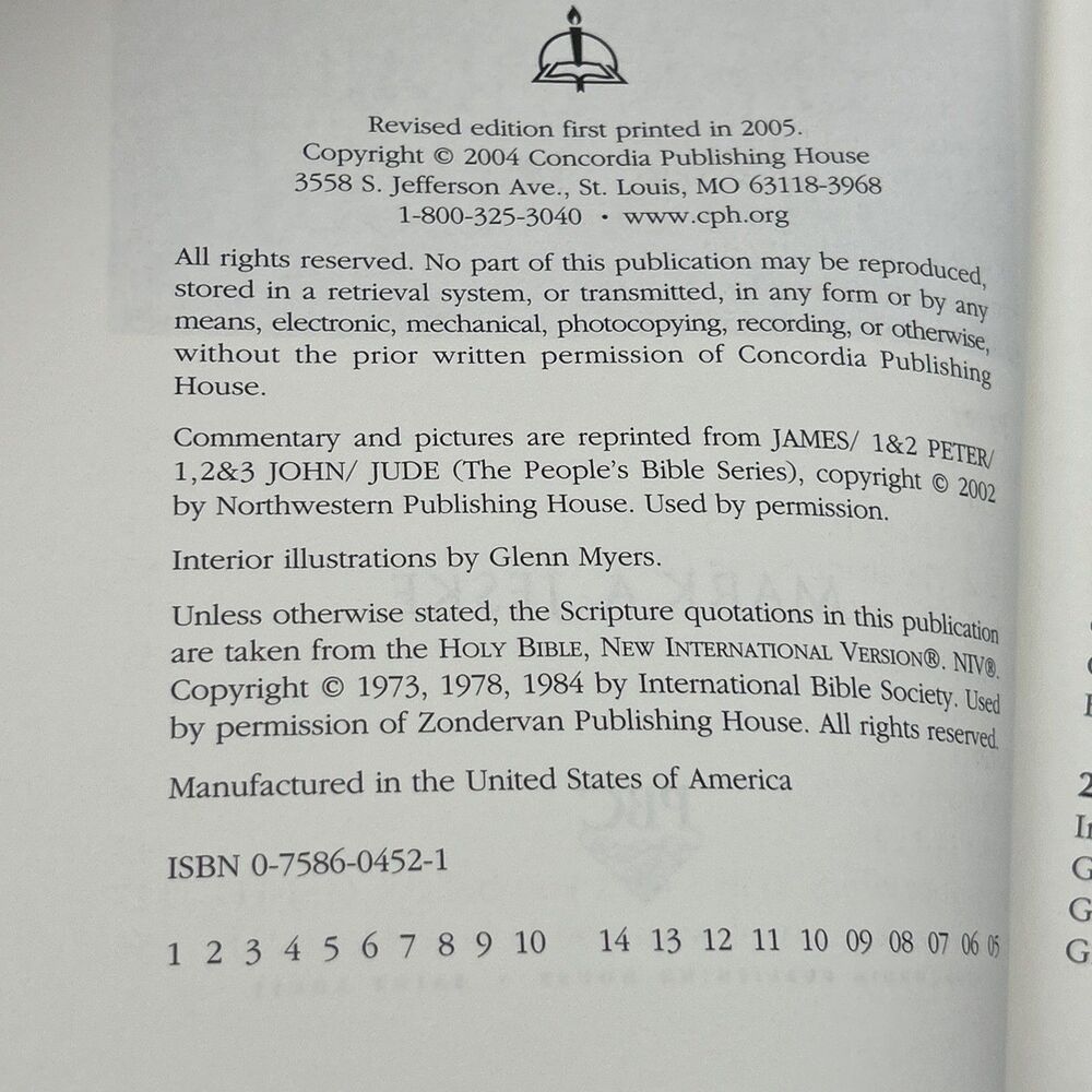 General Epistles (People's Bible Commentary) by Mark A. Jeske - Picture 7 of 7